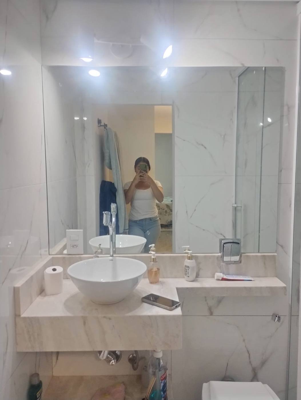 Espelho sob medida instalado pela JV Vidros em Itu-SP - foto 12