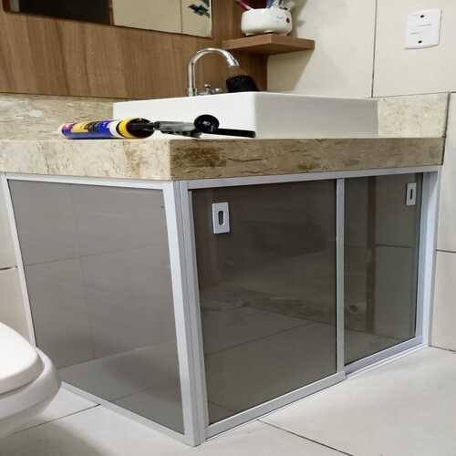 Fechamento de vidro instalado pela JV Vidros em Itu-SP - foto 1